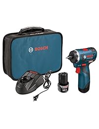 Taladro atornillador sin escobillas Bosch PS32-0y 12 V máximo, con batería 2.0 Ah, cargador y estuche