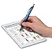 Stylus Pen, 2 in 1 Capacitive Stylus & Ballpoint Click Pen with Comfort Grip for Universal Touchscreen Devices, Tablets,iPad, iPhone 6,6 Plus, iPod, Android,Samsung Galaxy (Metallic 5 Pack)