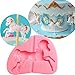 Anyana Merry Go Round Carousel horse silicone animal mould cake Fondant gum paste mold for Sugar paste birthday cupcake decorating topper decoration sugarcraft décor