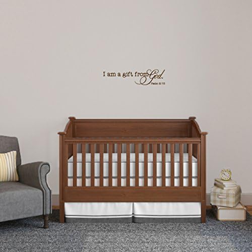I Am A Gift From God Wall Decal. Religious Nursery Child's Room Wall Sticker