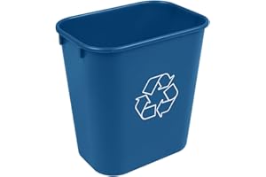 14 Quart Wastebasket Recycling Small - Blue