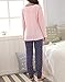 MyFav Big Girls Korean Fashion Pajama Set Lovely Elephant Sleepwear Pink Nighty