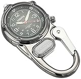 Dakota 3810-0 Mini Clip Microlight Watch, Gunmetal