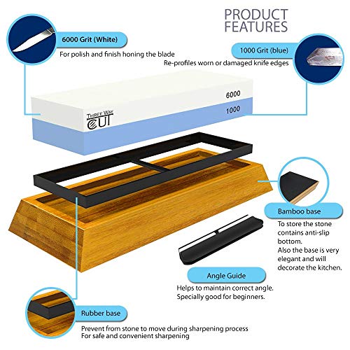 6 Sharpening+Whetstone+Waterstone+Sharpener+Anti+slip