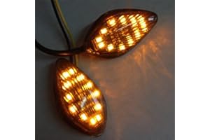 SMT-MOTO SMT- Smoke Led Flush Mount Turn Signal Compatible With Honda Cbr 919 600 F3/F4/F4I 600Rr 1000Rr [B00V2ZQ78Q]