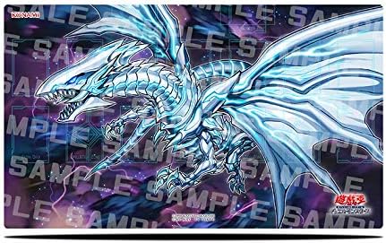 Amazon プレイマット ラバーマット 遊戯王カードゲーム 青眼の亜白龍 ブルーアイズ オルタナティブ ホワイト ドラゴン 専用 高級 60 35cm 収納ケース付き バトルシティ トレカ 通販