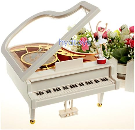 Christmas Gift Mechanical Classical Ballerina Girl on the Piano Music Box Play Music FurElise