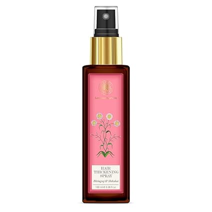 Forest Essentials Hair Thickening Spray, Bhringraj and Shikakai, 3.4 Fl Oz
