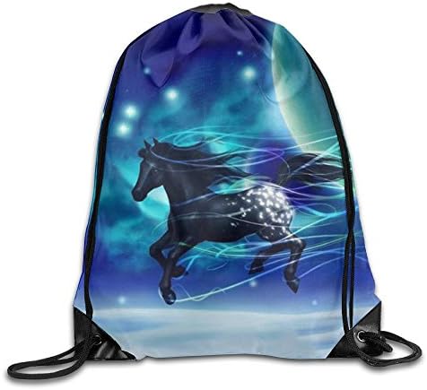 Pegasus Bundle Mouth Backpack Outdoor Bags Drawstring Daypack.
