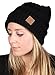 H-6007-06 Day/Night Outdoor Camping Winter Knit Hat Light Up Beanie - Black