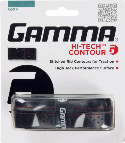 Gamma Hi-Tech Contour Replacement Grip, Black