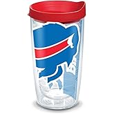 Tervis Made in USA Double Walled NFL Buffalo Bills Insulated Tumbler Cup Keeps Drinks Cold & Hot, 16oz, Colossal