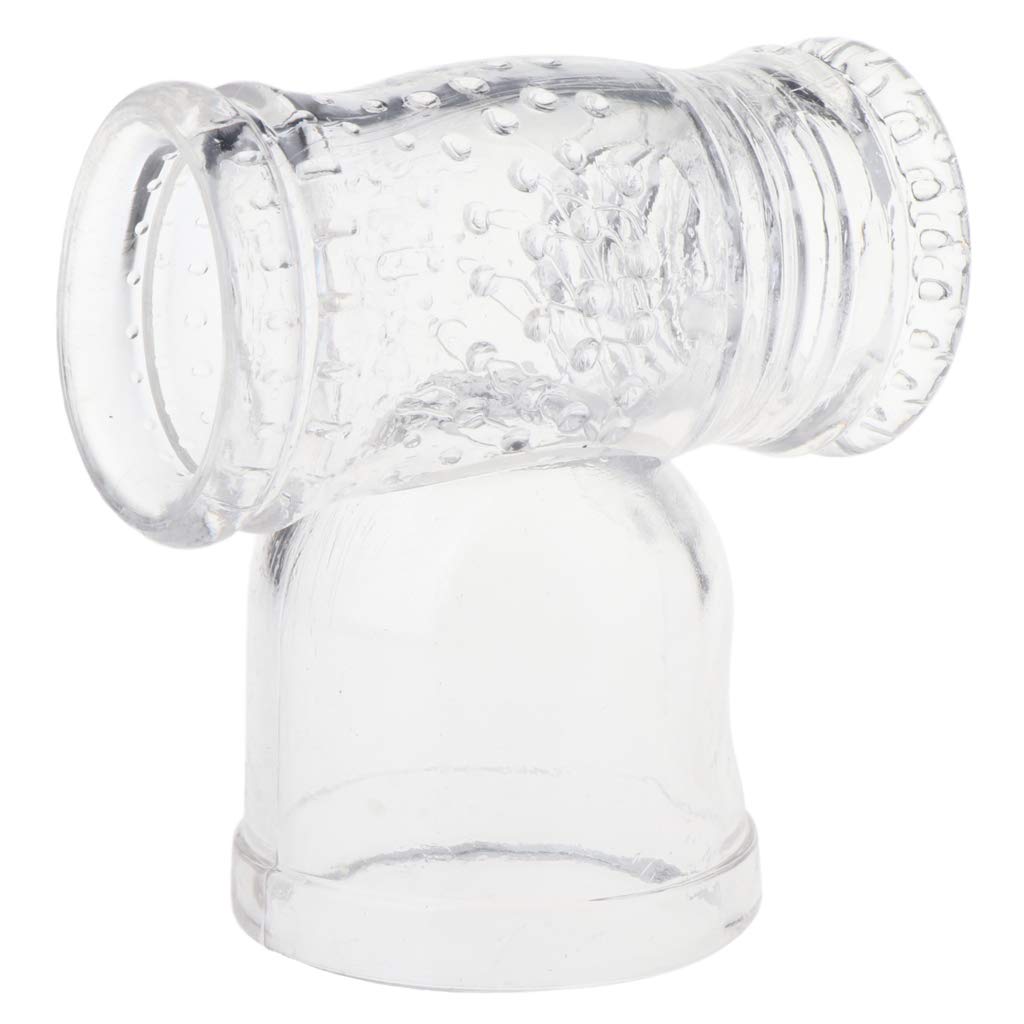 1pcs Transparent Big AV Magic Wands Headgear Vibratttors for Male Toy Gift Body Exercising And Relaxing : Beauty