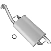 Rear Exhaust Muffler Compatible With 2009-2013 Toyota Corolla Muffler Exhaust