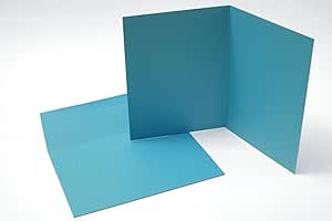 Note Card Cafe All Occasion Blank Note Cards | Aqua Blue Ocean | 40 Pack | Matching Color Envelopes Included | Bulk Set for Greeting Cards, Occasions, Birthdays
