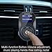 Bluetooth FM Transmitter with One Key Control,Acekool Wireless Car Radio Adapter Receiver Hands-Free Call with QC3.0 and Dual USB Ports,1.44’’ Display,TF Card Mp3 Player [Air Vent Holder Include]