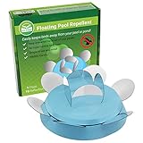 De-Bird Swimming Pool Repellent - Scare Ducks Off and Keep Geese Away from Pond. Works with Scare Eye Balloons, Spikes, Tape. Deters Seagulls, Pigeons, Crows. Floating Disc Deterrent w/ 10 Reflectors