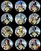 Fortnite 2.5 Inch Round Stickers SET #1/ labels or Fortnite Birthday Cupcake Toppers