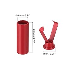 uxcell 8Pcs Shoelace Tips Alloy Shoelace Head, Red
