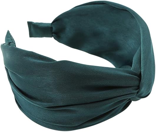 Amazon Co Jp Ladygogo クロス カチューシャ レディース ワイド ヘアアクセサリー 幅広 カジュアル シンプル 無地 痛くない 結婚式 花嫁 ウェディング パーティー 夏も冬もほんわかコーデ完成 グリーン ビューティー