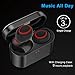 Techsaan Bluetooth Earbuds, True Stereo Wireless Earbuds Noise Cancelling Mini Sweatproof Wireless Headphones with Charging Case and Mic for iPhone Samsung iPad and Most Android Phones