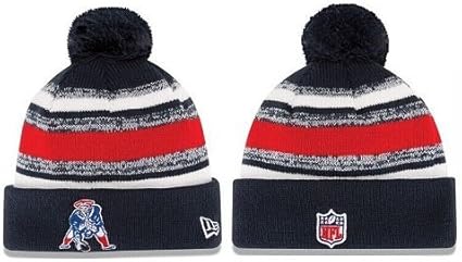 Amazon Com 2014 New England Patriots Team Sideline Beanie On Field Knit Hat Cap Clothing