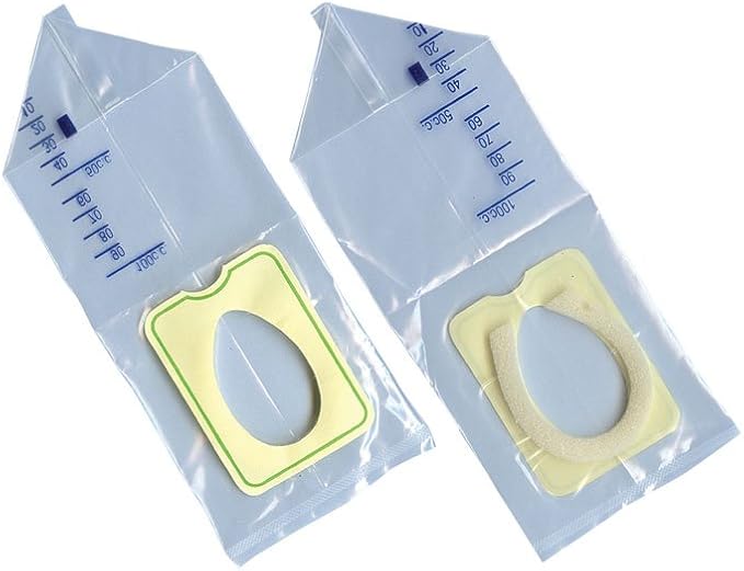 100x Sterile Urine Collection Bag Ratiomed Urine Bag for Kids, 100 ml