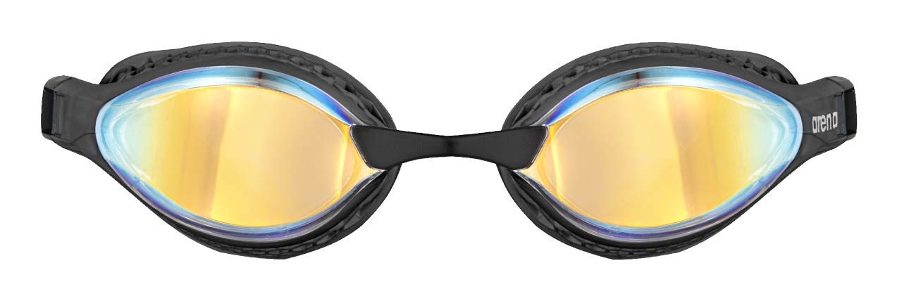 ARENA Cobra Core Swipe Mirror Unisex Adult Racing Swimming Goggles, Swimming Pool Goggles with Curved Mirror Lenses, Anti-Fog, UV Protection, 5 Interchangeable Nose Bridges — image 1
