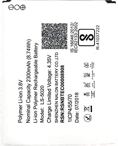 Sagar Trading Compatible Battery for LYF Water 10 LS-5020 2300mAh