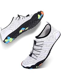 L-RUN - Zapatos de agua para senderismo, para hombre y mujer, descalzo