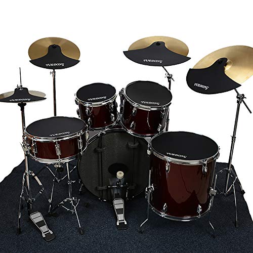 Drum Mute Kits Cymbals Pad Bass Drum Mute - Drum Mute 5 pcs 12â€ 13â€ 14â€ 16â€ 22â€ Cymbal Mute 4 pcs