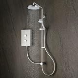 Mira Decor Dual Silver Electric Shower 10.8 kW - Dual Showerheads view 2