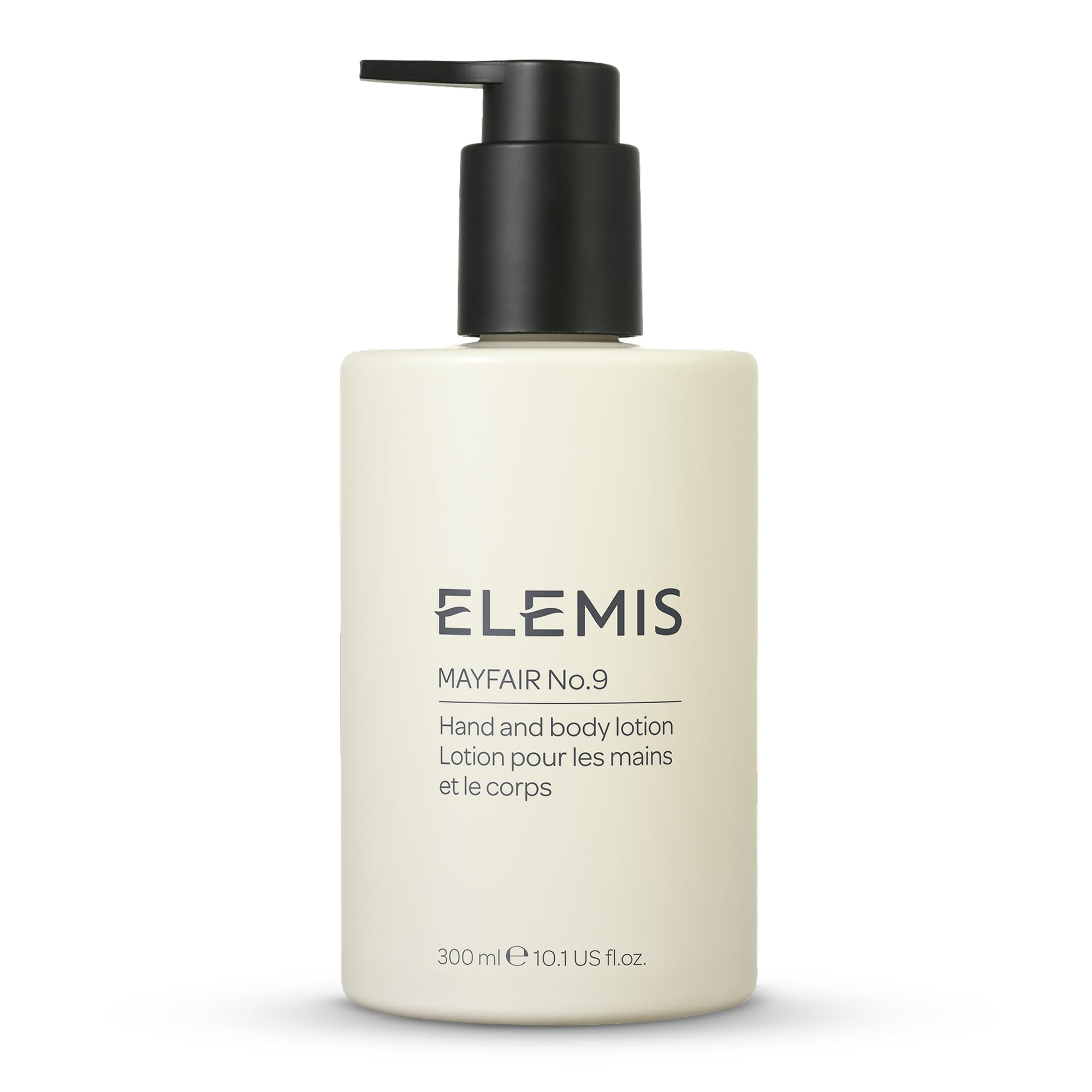 ELEMIS Mayfair No.9 Hand & Body Lotion 300ml - Luxurious Moisturizing Lotion, Nourishes & Softens Skin, Lightly Scented with Floral Notes, for Daily Hydration