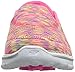 SKECHERS Performance Womens Go Walk 3 Crazed Walking Shoe,Hot Pink/Lime,7 M US