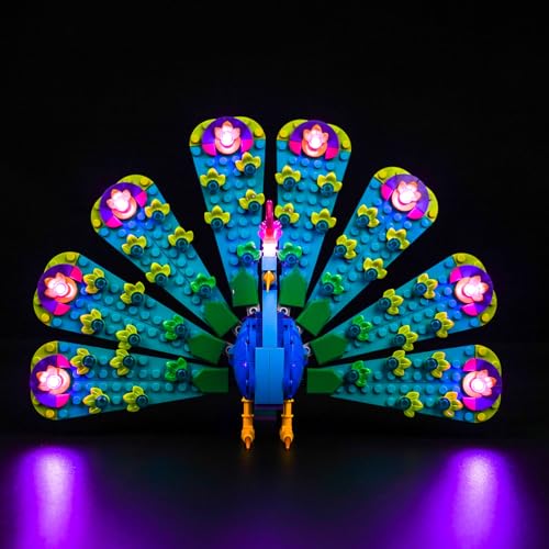 Led Licht Set für Lego 31157 Exotic Peacock (Kein Lego), Dekorationsbeleuchtungsset für Lego Exotic Peacock Kreative Spielzeug