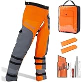 PROYAMA Chainsaw Chaps for Cutting and Logging, 9 Layers Lightweight, Chainsaw Pants Adjustable Belt, 36-38 Inch