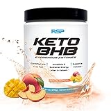 RSP Keto BHB - Exogenous Ketones Powder 11.7g goBHB - Support Ketosis, Boost Energy, Enhance Focus, Perfect Keto Weight Management Supplement, Beta-Hydroxybutyrate BHB Salts, Peach Mango ...