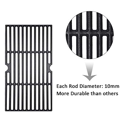 Rejekar Porcelain Cast Iron Grill Grates Cooking Grid Replacement for