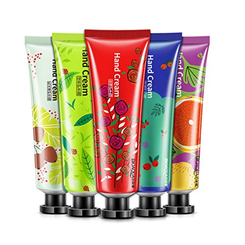 firstfly 10 Pack Daily Hydration Hand Cream, Fruit Fragrance Hand Cream with Shea Butter, Vitamin E, Hand Cream Gift Set Moisturizing for Dry Hand and Foot-30ml (10pack) - Thumbnail 2