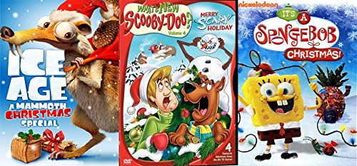 Amazon Com Jenkies Bikini Bottom Classics Taking On Christmas 3 Dvd Bundle It S A Spongebob Christmas Ice Age A Mammoth Christmas Special What S New Scooby Doo Vol 4 Merry Scary Holiday