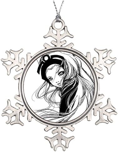 SMALL Poppy Tree Branch Decoration Ororo Personalized Family Christmas Snowflake Ornaments