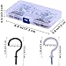 Supla 54 Pcs Ceiling Screw Hooks 1-1/4