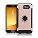 Galaxy J7 Prime 2017 Case, Galaxy J7 V Case Slim Drop Protection Cover, Ring Grip Holder Stand, Ready for Magnetic Car Air Vent Mount for Samsung Galaxy J7 V, J7 Perx, J7 Sky Pro, J7 2017 (Rose Gold)