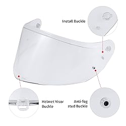 MXJ Gear Stream II Helmet Visor Face Shield For