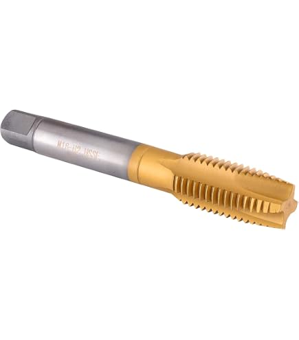 MaxTool M16x2.0 Metric Hand Thread Tap Set - HSS M2, Taper/Plug/Bottom, 3-Piece
