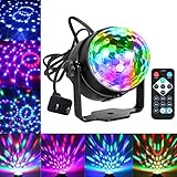 Party Lights Disco Ball Dj Lights, Blingco Disco Lights Sound Activated Strobe Lights Party Ball Light LED Stage Lights Effect Show Lighting Disco Light for Birthday DJ Kids Xmas Club Karaoke Wedding