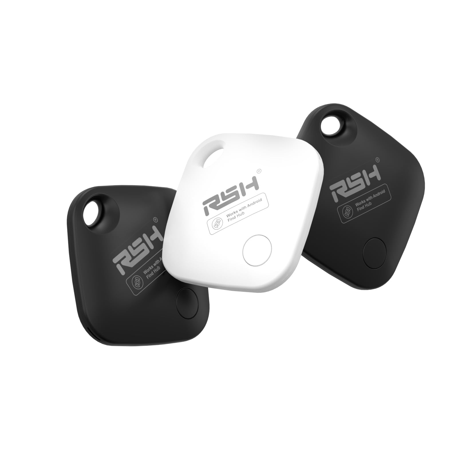 Photo 1 of Air Tracker Tag 4 Pack for Android Luggage Tracker Tags Works with Google Find Hub, Bluetooth Tracker Smart Key Finder and Item Locator for Luggage, Backpack, Suitcases, Replaceable Battery