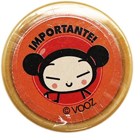Pucca Smiling Face Dull Gold Colored Case Self-Inking Stamp