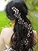 fxmimior Bride Rose Gold Pearl Hairband Wedding Hair Accessories even for Women