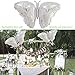 Butterfly Balloons Set of 6, Butterfly Helium Balloons Decor Fit for Various Party - Wedding, Birthday Party, Summer Party and More (Sliver: 42×26in, Others:27×20in)